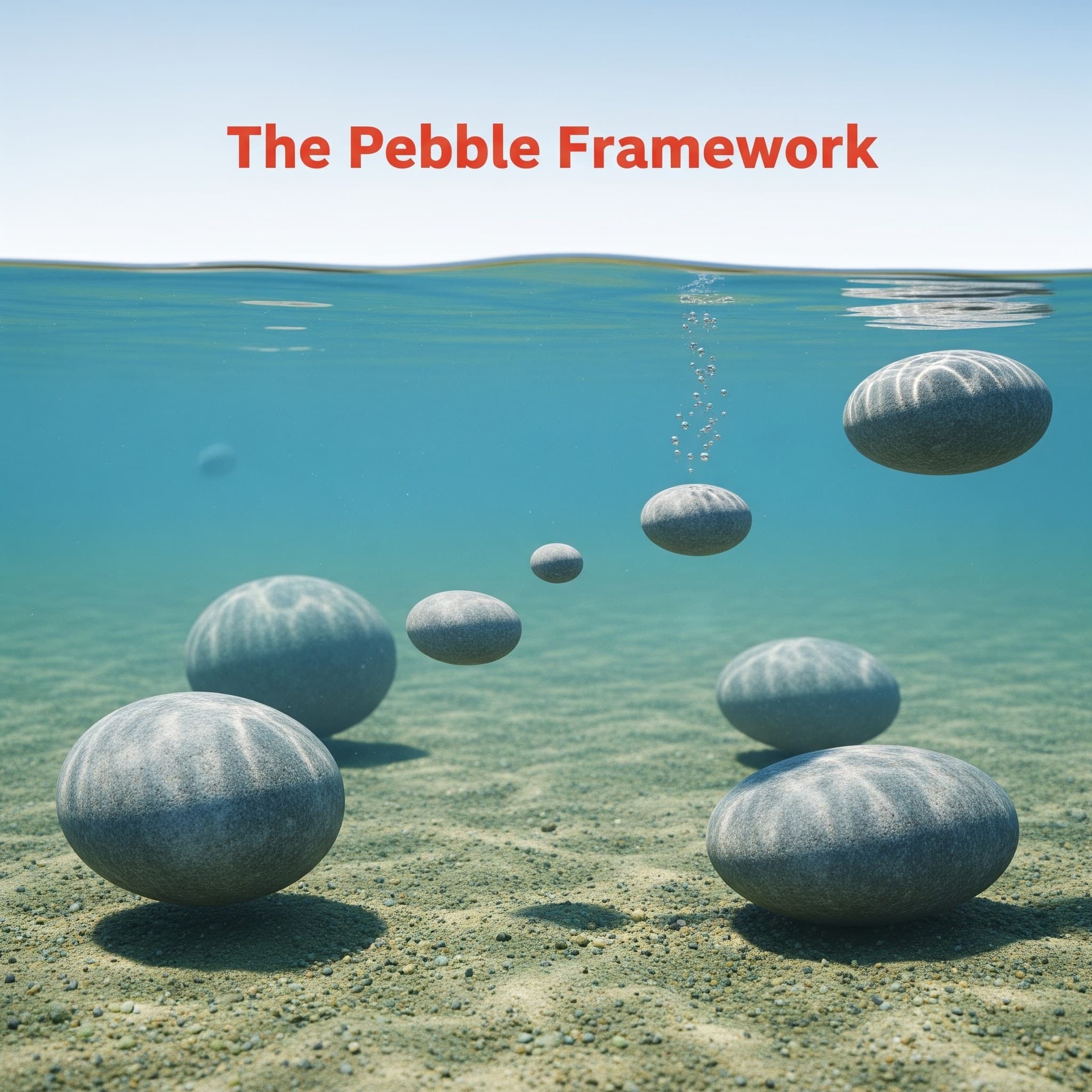 The Pebbles-in-Water Framework